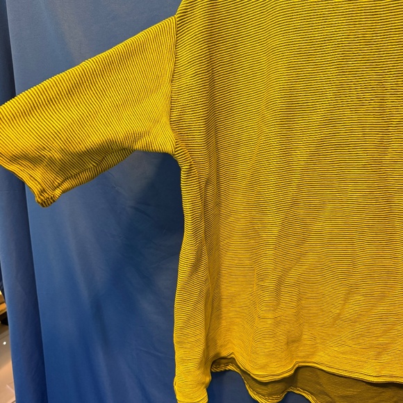 Knit Knit brand Roomy Sweater, Yellow/Green Plus/Reg/OS Made in Italy - Picture 2 of 7